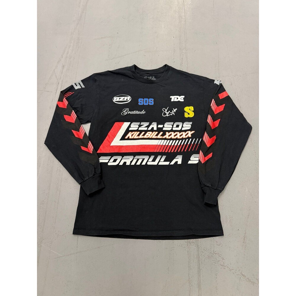 SZA SOS Tour Long Sleeve Unisex Racing Tee Size Medium